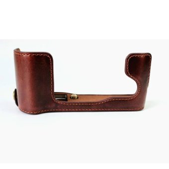Genuine Leather Camera Case For FujiFilm Fuji XT10 X-T10 XT20 XT-20Leather Camera Half Bag Body Set Bottom Cover Open - Intl June 2018 - 4 Genuine Leather Camera Case For FujiFilm Fuji XT10 X-T10 XT20 XT-20Leather Camera Half Bag Body Set bottom Cover Open - intl - 4