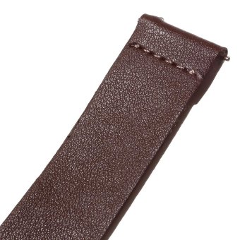 Genuine Leather Watchband For Samsung Gear S2 Classic R732 - Brown/ 20mm - Intl July 2018 - 3 Genuine Leather Watchband for Samsung Gear S2 Classic R732 - Brown/ 20mm - intl - 3