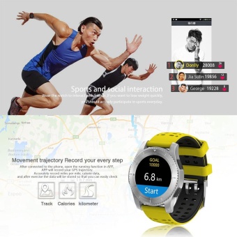 GS8 Wristband Heart Rate Blood Pressure Monitor Smart Watch With GPS Trajectory Tracker Support SIM Card For Android And IOS Phone - Intl June 2018 - 4 GS8 Wristband Heart Rate Blood Pressure Monitor Smart Watch with GPS Trajectory Tracker Support SIM Card For Android and IOS Phone - intl - 4
