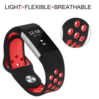 Hanlesi Band For Fitbit Charge 2 , Soft Silicone Adjustable FashionSport Strap For Fitbit Charge2 Replacement Fitness AccessoryWristband With Hole - Intl June 2018 - 4 Hanlesi Band for Fitbit Charge 2 , Soft Silicone Adjustable FashionSport Strap for Fitbit Charge2 Replacement Fitness AccessoryWristband with hole - intl - 4