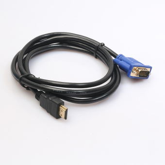 HDMI Gold Male To VGA HD Male 15Pin Adapter 1080P Converter Cable 6FT June 2018 - 4 HDMI Gold Male To VGA HD Male 15Pin Adapter 1080P Converter Cable 6FT - 4