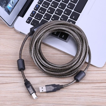 High Speed USB 2.0 Male To Type-B Male Extension Cable Cord ForPrinter (Black) (5m) - Intl June 2018 - 3 High Speed USB 2.0 Male to Type-B Male Extension Cable Cord forPrinter (Black) (5m) - intl - 3