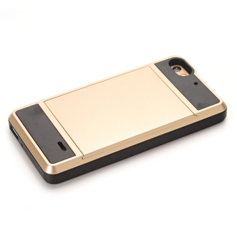 Hybrid Combo Shock Absorption Slim Back Case Cover For Huawei Honor4C (Golden) June 2018 - 5 Hybrid Combo Shock Absorption Slim Back Case Cover For Huawei Honor4C (Golden) - 5