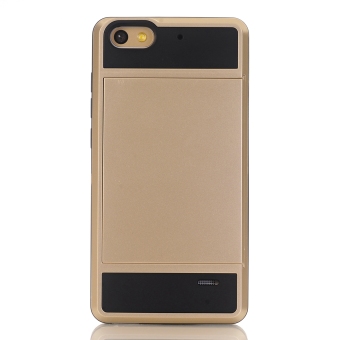 Hybrid Combo Shock Absorption Slim Back Case Cover For Huawei Honor4C (Golden) June 2018 - 4 Hybrid Combo Shock Absorption Slim Back Case Cover For Huawei Honor4C (Golden) - 4