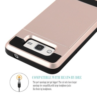 Hybrid Dual Layer Shockproof Bumper Wallet Case Cover With CardHolder For Samsung Galaxy J2 Prime - Intl June 2018 - 4 Hybrid Dual Layer Shockproof Bumper Wallet Case Cover with CardHolder for Samsung Galaxy J2 Prime - intl - 4
