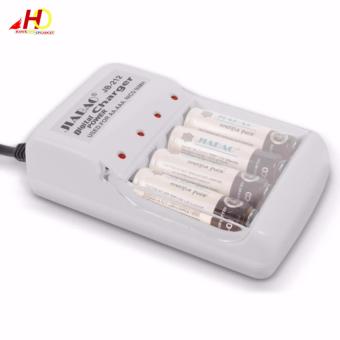 Jiabao JB212 Charger With 4 Pieces 600mAh AA Rechargable Battery June 2018 - 4 Jiabao JB212 Charger with 4 Pieces 600mAh AA Rechargable Battery - 4