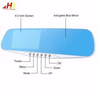 L703 4.3 Inch Full HD 1080P Display Vehicle Black BoxHigh-definition Dual-lens Rear View Mirror Car Camera June 2018 - 4 L703 4.3 inch Full HD 1080P Display Vehicle Black BoxHigh-definition Dual-lens Rear View Mirror Car Camera - 4