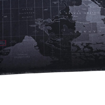 LALANG 800*300*2MM Portable Rubber Extended Gaming Large Keyboard Mouse Pad World Map Pattern S(Black) - Intl June 2018 - 4 LALANG 800*300*2MM Portable Rubber Extended Gaming Large Keyboard Mouse Pad World Map Pattern S(Black) - intl - 4