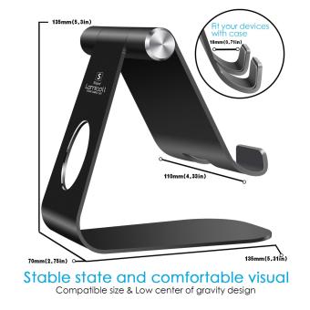 Lamicall Phone Desk Table Stand, Universal Accessories Desk Stand Holder For Switch, All Android Smartphone,ipad Tablet Multi-Angle Stand, I Phone6 6s 7plus 5 5c 5s Charging June 2018 - 3 Lamicall Phone desk table stand, Universal Accessories Desk stand holder for switch, all Android smartphone,ipad tablet Multi-Angle stand, i phone6 6s 7plus 5 5c 5s charging - 3