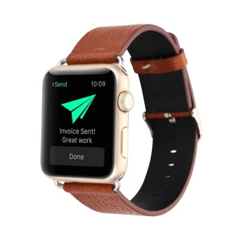 Leather Buckle Wrist Watch Band Strap Belt For Watch Apple Watch38mm - Intl July 2018 - 3 Leather Buckle Wrist Watch Band Strap Belt for Watch Apple Watch38mm - intl - 3