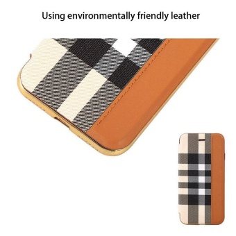 Leather Flip Case Cover Card Slots Stand Holster For Samsung GalaxyJ2 Prime (checker3) July 2018 - 3 Leather Flip Case Cover Card Slots Stand Holster For Samsung GalaxyJ2 Prime (checker3) - 3