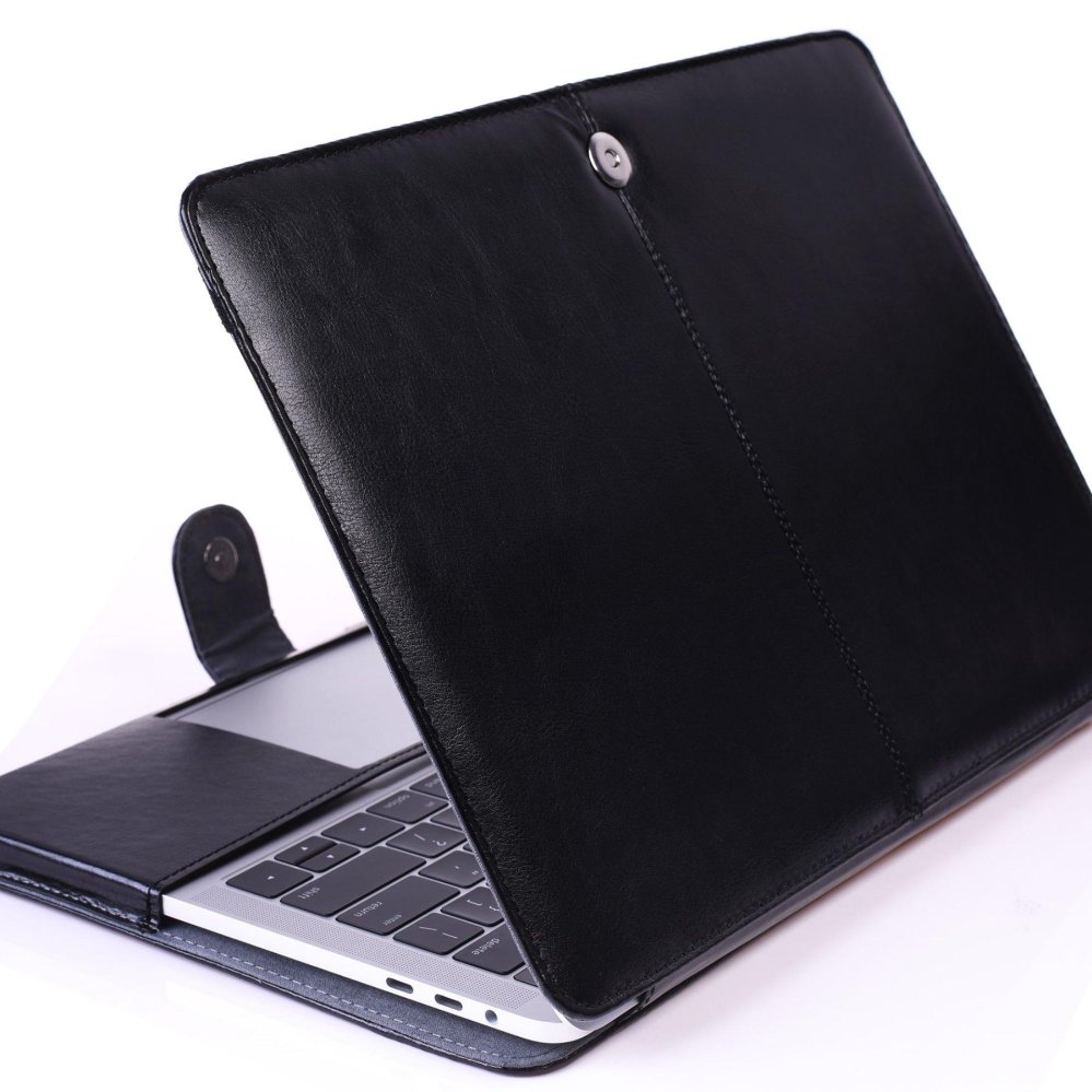 ... Lightning Power-Premium Quality PU Leather Book Cover Folio CaseCarry Sleeve for Apple MacBook Pro ...