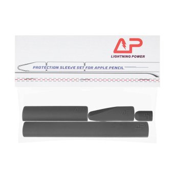 Lightning Power - Set Of 4 Premium Silicone Made Pencil Sleeve Cap Saver Holder For Apple Pencil (Grey) - Intl June 2018 - 5 Lightning Power - Set of 4 Premium Silicone Made Pencil Sleeve Cap Saver Holder for Apple Pencil (Grey) - intl - 5