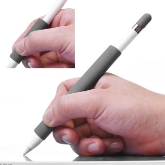 Lightning Power - Set Of 4 Premium Silicone Made Pencil Sleeve Cap Saver Holder For Apple Pencil (Grey) - Intl June 2018 - 2 Lightning Power - Set of 4 Premium Silicone Made Pencil Sleeve Cap Saver Holder for Apple Pencil (Grey) - intl - 2