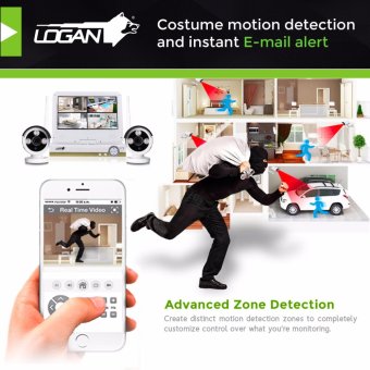 Logan LW4AA4I1X Night Vision CCTV 720P Weatherproof 4Pcs Metal Bullet Camera & 1080P 4CH HD NVR With 1TB HDD Included June 2018 - 5 Logan LW4AA4I1X Night Vision CCTV 720P Weatherproof 4Pcs Metal Bullet Camera & 1080P 4CH HD NVR with 1TB HDD Included - 5