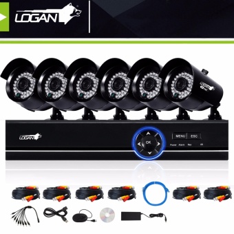 Logan Night Vision CCTV 720p Weatherproof Proof 6pcs Metal Bullet Camera & 8CH 1080N HD-XVR With 1 TB HDD Included (Black) June 2018 - 4 Logan Night Vision CCTV 720p Weatherproof Proof 6pcs Metal Bullet Camera & 8CH 1080N HD-XVR with 1 TB HDD Included (Black) - 4