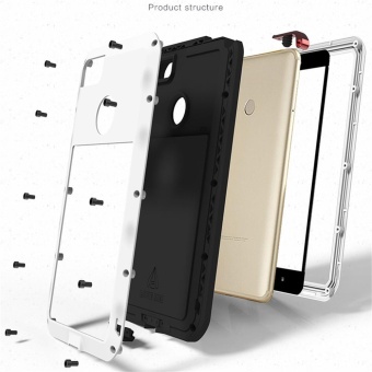 LOVE MEI Metal Waterproof Case For Xiaomi Max2 Shockproof Back Cover Shell Phone Case Aluminum Protection Gorilla Glass 6.44 Inch - Intl June 2018 - 3 LOVE MEI Metal Waterproof Case For Xiaomi Max2 Shockproof Back Cover Shell Phone Case Aluminum Protection Gorilla glass 6.44 inch - intl - 3