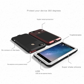 LOVE MEI Metal Waterproof Case For Xiaomi Max2 Shockproof Back Cover Shell Phone Case Aluminum Protection Gorilla Glass 6.44 Inch - Intl June 2018 - 2 LOVE MEI Metal Waterproof Case For Xiaomi Max2 Shockproof Back Cover Shell Phone Case Aluminum Protection Gorilla glass 6.44 inch - intl - 2
