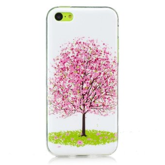 Luminous Effect TPU Phone Back Case Cover For IPhone 5c (Cherry Tree) - Intl June 2018 - 3 Luminous Effect TPU Phone Back Case Cover For iPhone 5c (Cherry Tree) - intl - 3