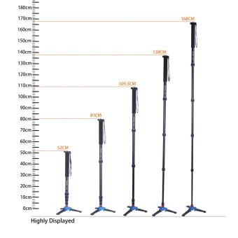 Manbily A-222 +M-1 Walking Stick Base Tripod 1650mm AlumninumCamera Unipod Monopod Flip Lock W/3 Legs Base Tripod For DSLR DV -intl June 2018 - 2 Manbily A-222 +M-1 Walking Stick Base Tripod 1650mm AlumninumCamera Unipod Monopod Flip Lock w/3 Legs Base Tripod For DSLR DV -intl - 2