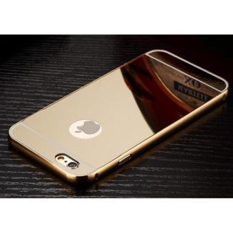 Metal Bumper For IPhone 6/6s (Gold) With Front And Back GlassScreen (Gold) June 2018 - 2 Metal Bumper for iPhone 6/6s (Gold) With Front and Back GlassScreen (Gold) - 2