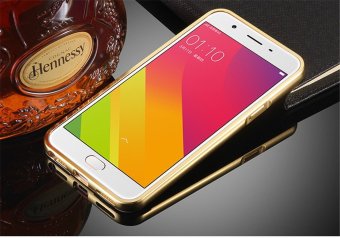 Metal Bumper Mirror Back Cover Case For Oppo F1s (Gold) - Intl June 2018 - 2 Metal Bumper Mirror Back Cover Case For Oppo F1s (Gold) - intl - 2