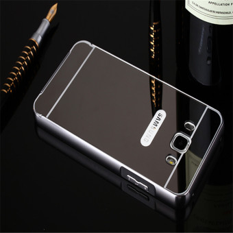 Metal Frame Mirror Back Cover Case For Samsung Galaxy J7 2016(Black) - Intl July 2018 - 2 Metal Frame Mirror Back Cover Case For Samsung Galaxy J7 2016(Black) - intl - 2