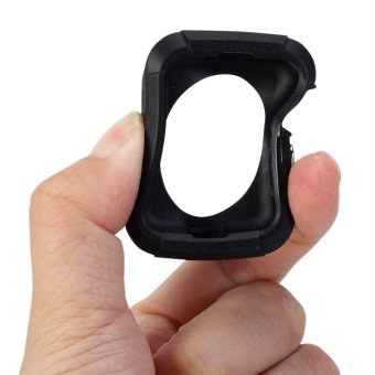 Miimall Rugged Shock Resist Protection Armor Soft Silicone RubberCase For Apple Watch 38mm (Black) June 2018 - 3 Miimall Rugged Shock Resist Protection Armor Soft Silicone RubberCase for Apple Watch 38mm (Black) - 3