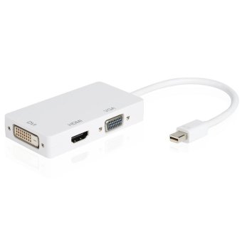 Mini Display Port To DVI VGA HDMI TV AV HDTV Adapter Cable Cord Conventer For Mac Book, Imac Mac Book Air Mac Book Pro And Mac Surface Pro Multiport Cable Converter Hub White April 2018 - 2 Mini Display Port to DVI VGA HDMI TV AV HDTV Adapter Cable Cord Conventer for Mac Book, Imac Mac Book Air Mac Book Pro and Mac Surface Pro Multiport Cable Converter Hub White - 2