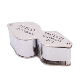 Mini Dual Side 18mm + 20X 12mm Jewelers Loupes / Magnifiers Set Of10 June 2018 - 2 Mini Dual Side 18mm + 20X 12mm Jewelers Loupes / Magnifiers Set of10 - 2