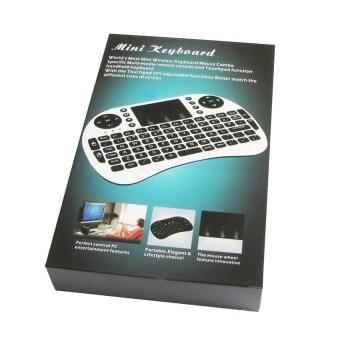 Mini USB Wireless Keyboard Touchpad Air Mouse Fly Mouse Remote Control For Android Windows TV Box PC Pad Cellphone White July 2018 - 2 Mini USB Wireless Keyboard Touchpad Air Mouse Fly Mouse Remote Control for Android Windows TV Box PC Pad Cellphone White - 2