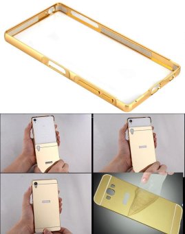 Mooncase Case For Sony Xperia Z5 Premium Luxury Metal Aluminum Bumper Detachable + Mirror Hard Back 2 In 1 Cover Ultra Thin Frame Silver - Intl June 2018 - 4 Mooncase Case For Sony Xperia Z5 Premium Luxury Metal Aluminum Bumper Detachable + Mirror Hard Back 2 in 1 Cover Ultra Thin Frame Silver - intl - 4