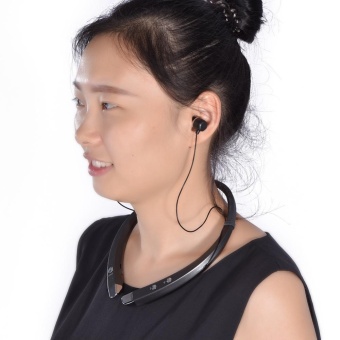Neck Band Wireless Bluetooth 4.1 Headset Sports Earphone Anti-sweat Stereo Headphone (Black) - Intl April 2018 - 4 Neck Band Wireless Bluetooth 4.1 Headset Sports Earphone Anti-sweat Stereo Headphone (Black) - intl - 4