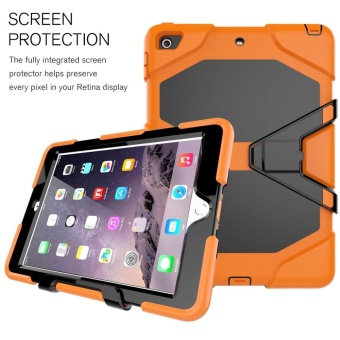 New IPad 9.7 Inch 2017 Case Heavy Duty Shockproof Hybrid ScreenProtector Rugged Rubber Protective Stand Case For Apple IPad 9.72017 5th Generation - Intl June 2018 - 4 New iPad 9.7 Inch 2017 Case Heavy Duty Shockproof Hybrid ScreenProtector Rugged Rubber Protective Stand Case for Apple iPad 9.72017 5th Generation - intl - 4