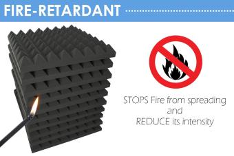 New Pyramid Acoustic Soundproof Foam 50 X 50 X 5cm KK1034 June 2018 - 4 New Pyramid Acoustic Soundproof Foam 50 x 50 x 5cm KK1034 - 4