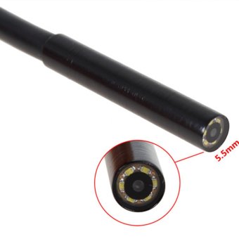 OH 6 LED 5.5mm Lens 720P Endoscope Waterproof Inspection Borescope For Android Black June 2018 - 3 OH 6 LED 5.5mm Lens 720P Endoscope Waterproof Inspection Borescope for Android Black - 3