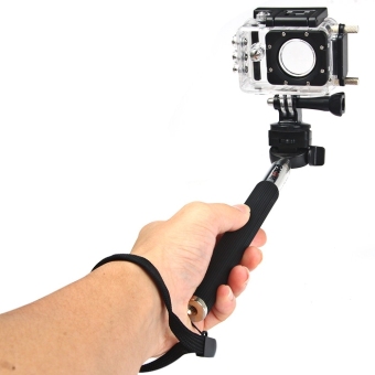 Original SJCAM Foldable Selfie Stick Camera Monopod With Adapter For GoPro Hero 4 / 3+ / 3 / 2 / 1 / SJ4000 / SJ5000 / SJ6000 Action Camera (Black) - Intl April 2018 - 5 Original SJCAM Foldable Selfie Stick Camera Monopod with Adapter for GoPro Hero 4 / 3+ / 3 / 2 / 1 / SJ4000 / SJ5000 / SJ6000 Action Camera (Black) - intl - 5
