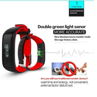 P1 Bluetooth 4.0 Waterproof IP67 Smart Wristband Smartband BloodPressure Monitor Heart Rate Monitor Smart Bracelet Fitness TrackerSmart Band For Android And IOS - Blue - Intl July 2018 - 4 P1 Bluetooth 4.0 Waterproof IP67 Smart Wristband Smartband BloodPressure Monitor Heart Rate Monitor Smart Bracelet Fitness TrackerSmart Band for Android and IOS - Blue - intl - 4