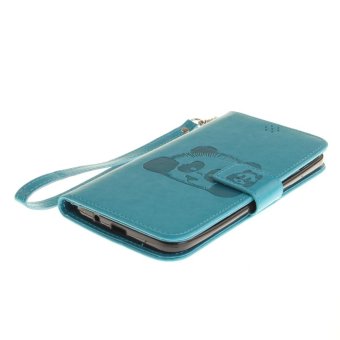 Panda Embossed Leather Magnetic Flip Cover For Asus ZenFone 2 LaserZE551KL 5.5 Inch (Sky-blue) - Intl July 2018 - 5 Panda Embossed Leather Magnetic Flip Cover For Asus ZenFone 2 LaserZE551KL 5.5 inch (Sky-blue) - intl - 5