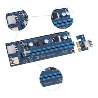PCI-E Express 1x To 16x USB 3.0 Powered Extender Riser AdapterGraphics Card With SATA Cable - Intl June 2018 - 3 PCI-E Express 1x to 16x USB 3.0 Powered Extender Riser AdapterGraphics Card with SATA Cable - intl - 3