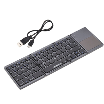 Portable Mini Ultra Slim Thin Foldable Folding Bluetooth Wireless Keyboard With Touchpad For IPhone 6s/iPad Pro/MacBook Mobile Phone Tablet PC June 2018 - 4 Portable Mini Ultra Slim Thin Foldable Folding Bluetooth Wireless Keyboard with Touchpad for iPhone 6s/iPad Pro/MacBook Mobile Phone Tablet PC - 4