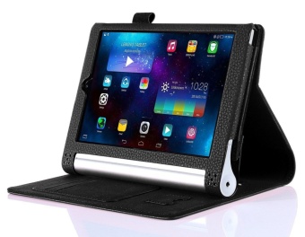Premium PU Leather Case Stand Cover For Lenovo Yoga Tab 3 8.0 850 And Yoga Tablet 2 8.0 830 With Velcro Hand Strap And Card Slots (Black) - Intl June 2018 - 3 Premium PU Leather Case Stand Cover for Lenovo Yoga Tab 3 8.0 850 and Yoga Tablet 2 8.0 830 with Velcro Hand Strap and Card Slots (Black) - intl - 3