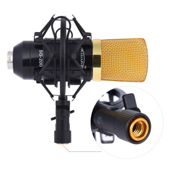 Professional Broadcasting Studio Recording Condenser Microphone MicKit With Shock Mount Adjustable Suspension Scissor Arm StandMounting Clamp Pop Filter - Intl June 2018 - 3 Professional Broadcasting Studio Recording Condenser Microphone MicKit with Shock Mount Adjustable Suspension Scissor Arm StandMounting Clamp Pop Filter - intl - 3
