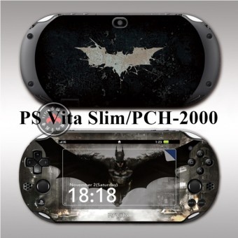 Protective Vinyl Sticker Skin Decal Cover for PlayStation Vita 2000/PS Vita Slim/PCH-2000 Batman 01 - intl ...