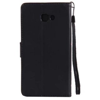 PU Leather Wallet Phone Cases For Samsung Galaxy A7 2017 EmbossingCover For Galaxy A720 Flip Wallet Bags (Black) - Intl June 2018 - 2 PU Leather Wallet Phone Cases For Samsung Galaxy A7 2017 EmbossingCover For Galaxy A720 Flip Wallet Bags (Black) - intl - 2