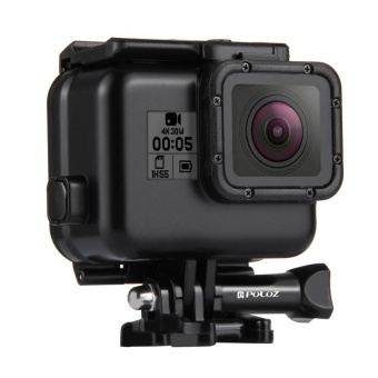 PULUZ 2 In 1 For GoPro HERO5 Back Cover + 30m Waterproof HousingProtective Case With Buckle Basic Mount And Lead Screw, No Need ToRemove Lens - Intl June 2018 - 2 PULUZ 2 In 1 For GoPro HERO5 Back Cover + 30m Waterproof HousingProtective Case With Buckle Basic Mount and Lead Screw, No Need ToRemove Lens - intl - 2