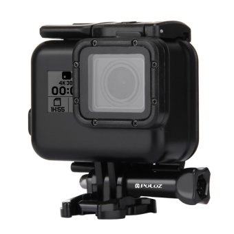 PULUZ 2 In 1 For GoPro HERO5 Back Cover + 30m Waterproof HousingProtective Case With Buckle Basic Mount And Lead Screw, No Need ToRemove Lens - Intl June 2018 - 4 PULUZ 2 In 1 For GoPro HERO5 Back Cover + 30m Waterproof HousingProtective Case With Buckle Basic Mount and Lead Screw, No Need ToRemove Lens - intl - 4