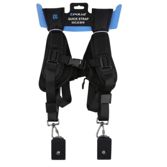 PULUZ Quick Release Double Shoulder Harness Soft Pad DecompressionFoam Shoulder Strap Belt For DSLR Digital Cameras - Intl July 2018 - 5 PULUZ Quick Release Double Shoulder Harness Soft Pad DecompressionFoam Shoulder Strap Belt For DSLR Digital Cameras - intl - 5