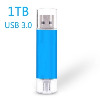 ~ READY STOCK ~ 1TB U Disk High-speed Read And Write USB3.0Practical Android Two Head Flash Drive Usb High-speed Transmissionof Metal Texture U Disk Memory Card (blue) - Intl May 2018 - 4 ~ READY STOCK ~ 1TB U Disk High-speed Read and Write USB3.0Practical Android Two Head Flash Drive Usb High-speed Transmissionof Metal Texture U Disk Memory Card (blue) - intl - 4
