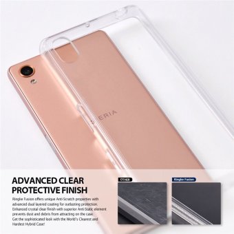 Ringke Fusion PC And TPU Back Cover Case For Sony Xperia X (SmokeBlack) - Intl June 2018 - 3 Ringke Fusion PC And TPU Back Cover Case For Sony Xperia X (SmokeBlack) - intl - 3